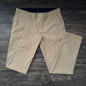 J. Crew 483 Slim Flat Front Stretch Pants